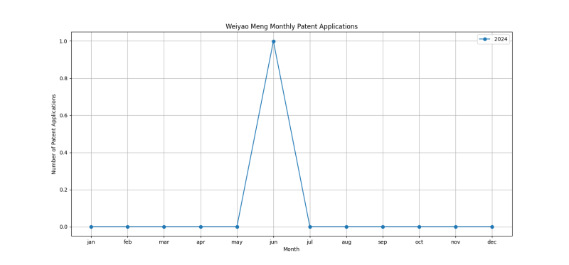 Weiyao Meng Monthly Patent Applications.png