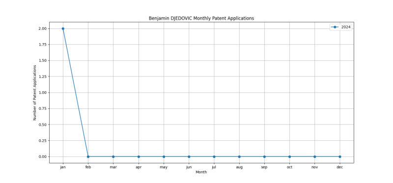 Benjamin DJEDOVIC Monthly Patent Applications.png