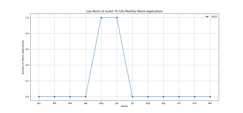 Liza Morris of Austin TX (US) Monthly Patent Applications.png