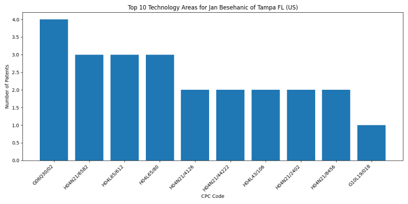 Jan Besehanic of Tampa FL (US) Top Technology Areas.png