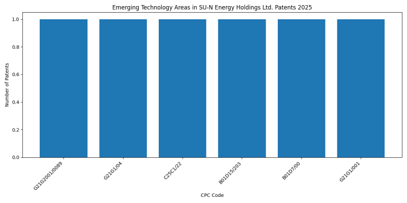SU-N Energy Holdings Ltd. Top Emerging Technology Areas 2025 - Up to 2025