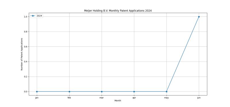 Meijer Holding B.V. Monthly Patent Applications 2024 - Up to June 2024.png