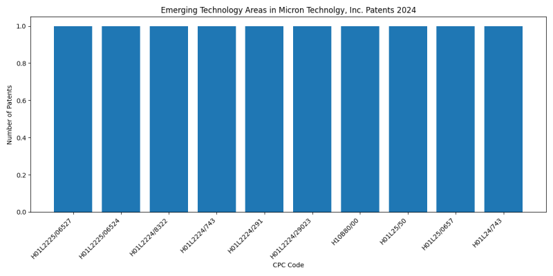 Micron Technolgy, Inc. Top Emerging Technology Areas 2024 - Up to June 2024