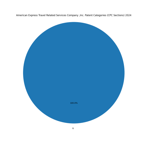 American Express Travel Related Services Company ,Inc. Patent Categories 2024 - Up to June 2024