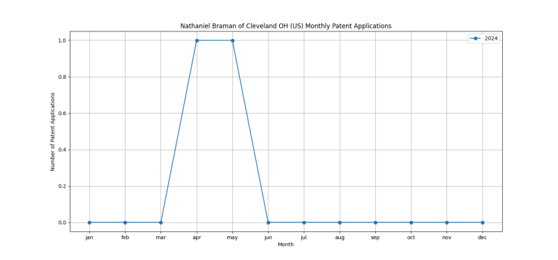 Nathaniel Braman of Cleveland OH (US) Monthly Patent Applications.png