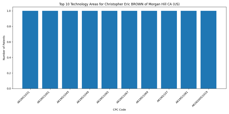 Christopher Eric BROWN of Morgan Hill CA (US) Top Technology Areas.png