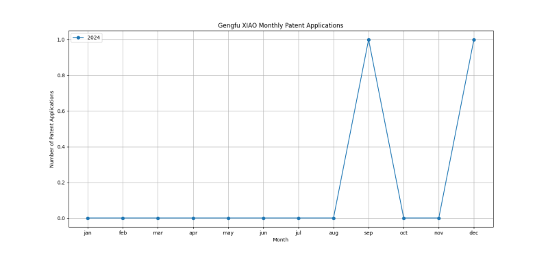 Gengfu XIAO Monthly Patent Applications.png