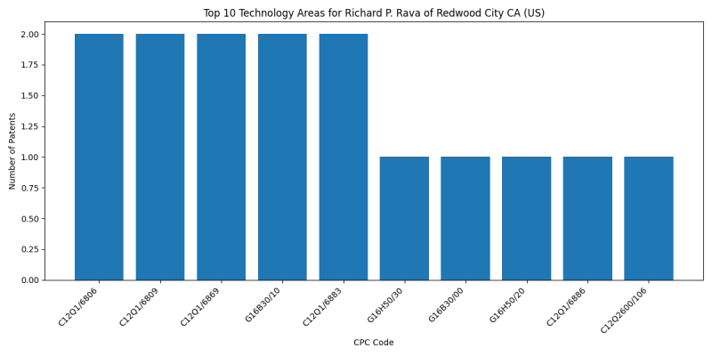 Richard P. Rava of Redwood City CA (US) Top Technology Areas.png