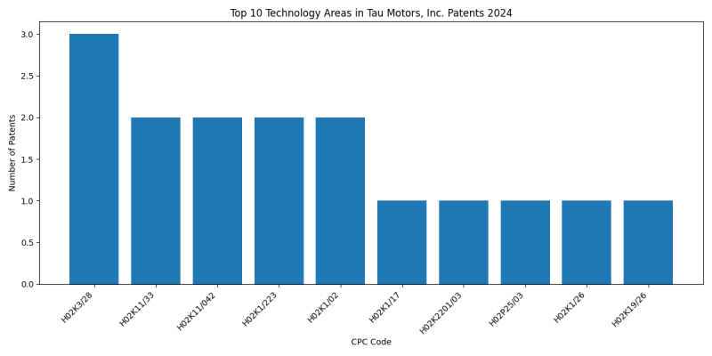 Tau Motors, Inc. Top Technology Areas 2024 - Up to June 2024