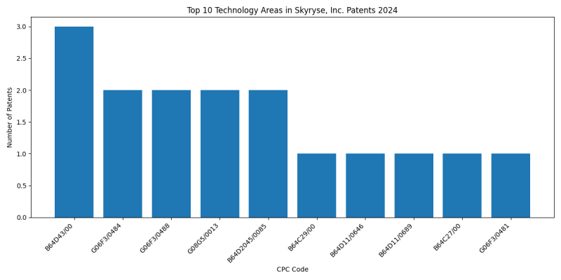 Skyryse, Inc. Top Technology Areas 2024 - Up to June 2024