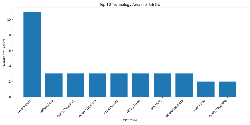 Lili DU Top Technology Areas.png