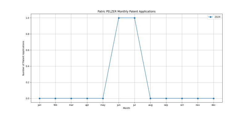 Patric PELZER Monthly Patent Applications.png